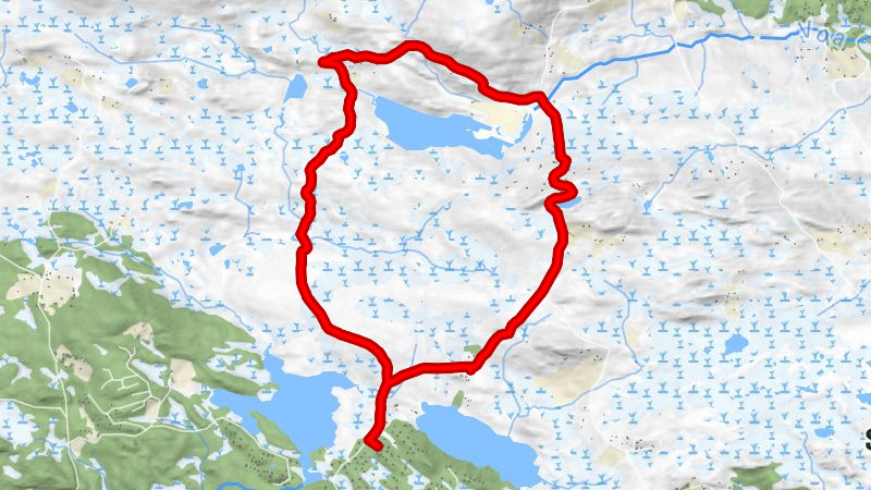 Ål - Blåsihaug - Gaurhovd - Gaurhovdstølan