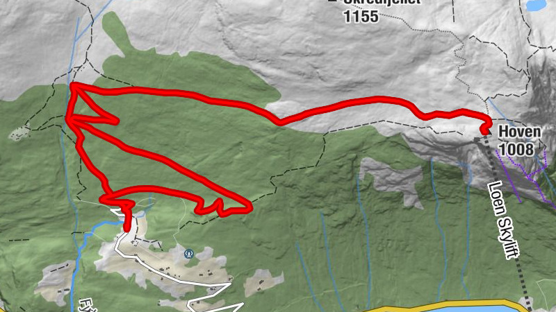 Stryn - Stigane - Lessebakken - Hoven