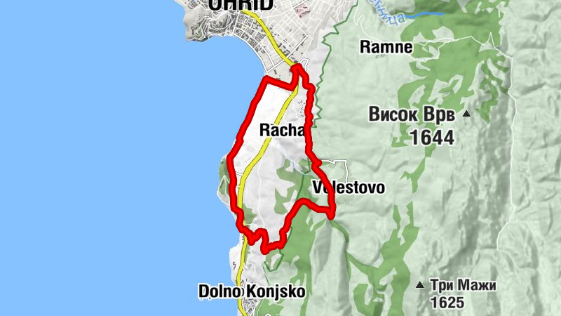 Велестово - Охрид - Билјанини Извори