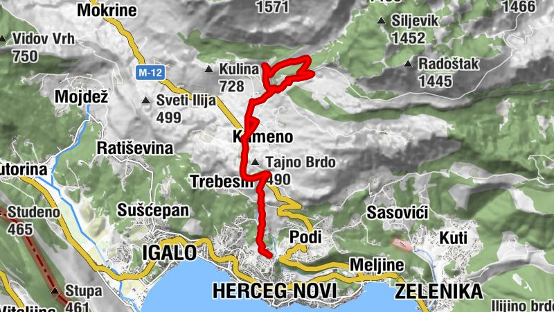 Herceg Novi - Sušići - Matkovići - Sveti Jovan