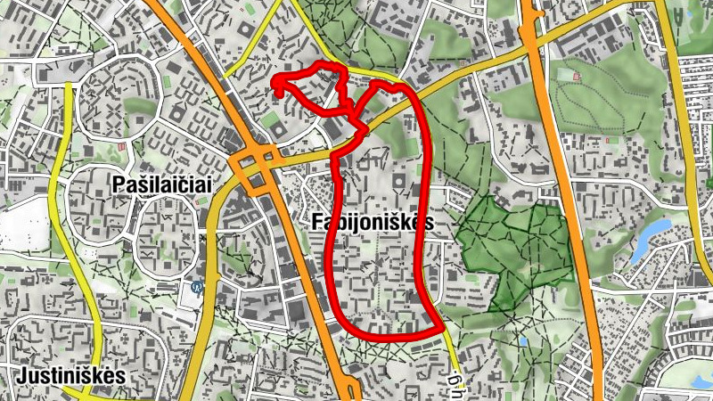 Senamiesčio seniūnija - Vilnius - Fabijoniškės - Fabijoniškių seniūnija