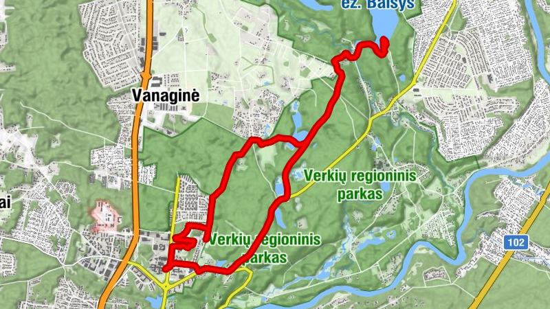 Santariškės - Verkiai - Šernas