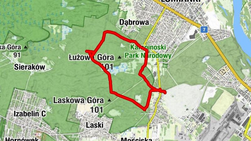 Laski - Opaleń