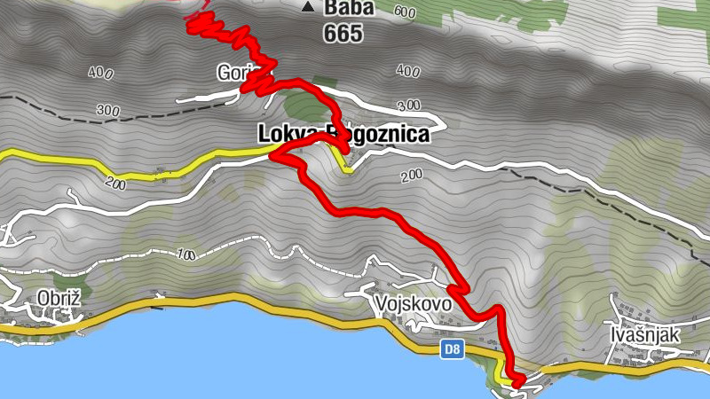 Lokva Rogoznica - Vojskovo - Crkva Uznesenja Blažene Djevice Marije