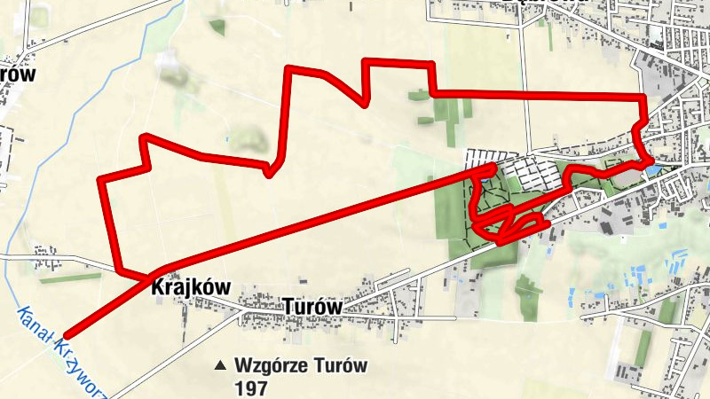 Wieluń - Podszubienice - Hyclówka