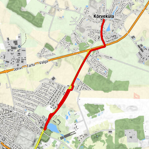 Kõrveküla alevik - Kõrveküla - Tartu