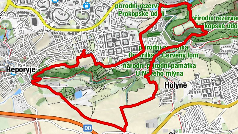 Řeporyje - Praha - Jinonice