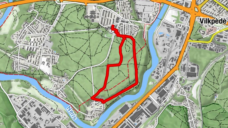 Jonažolių kaimas - Vilnius - Senieji Bukčiai