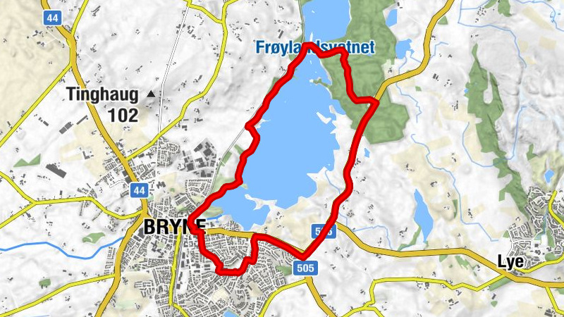 Bryne - Nyland - Loen - Rossaland