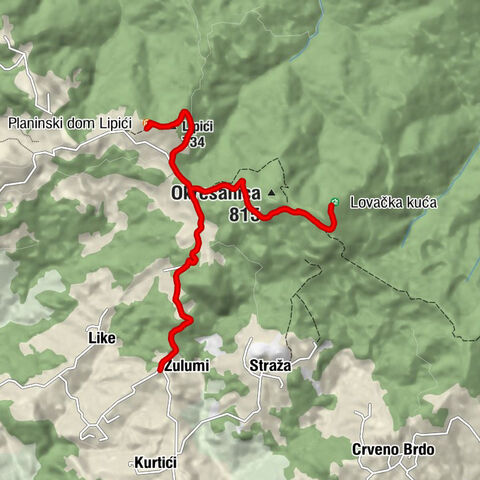 Zulumi - Lovačka kuća - Planinski dom Lipići - Lipići