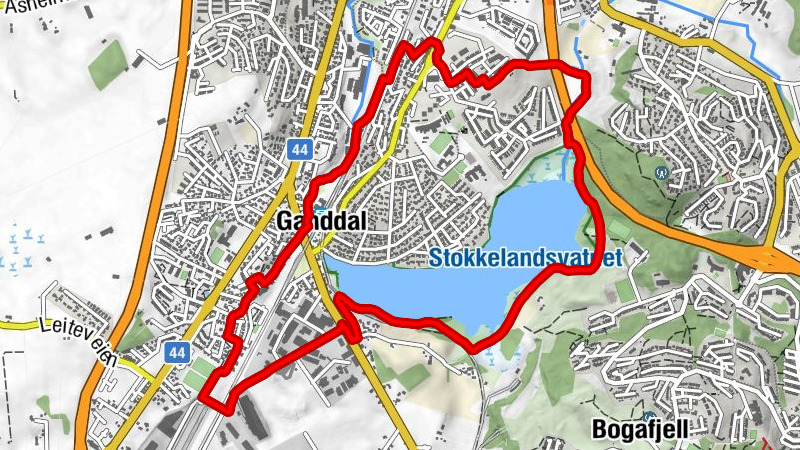 Sandnes - Lunde - Ganddal
