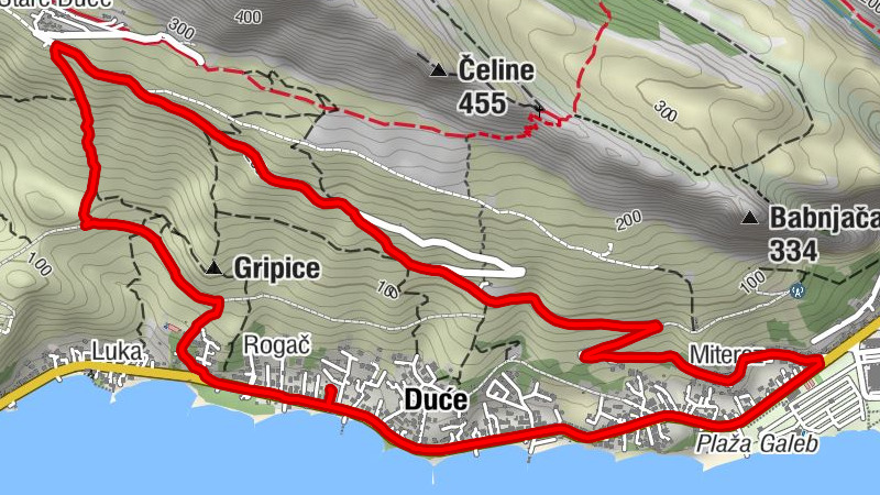 Rogač - Vavlje - Omiš - Duće