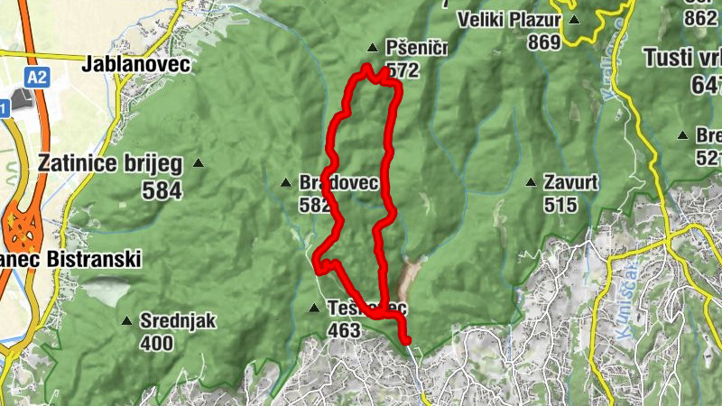 izvor - Slap Ferendol - Vrapčanska livada - Pećina Podcintarnica