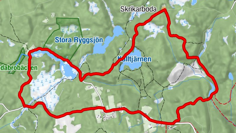 Örebro kommun - Skrikarboda - Bocksboda - Getingedalen