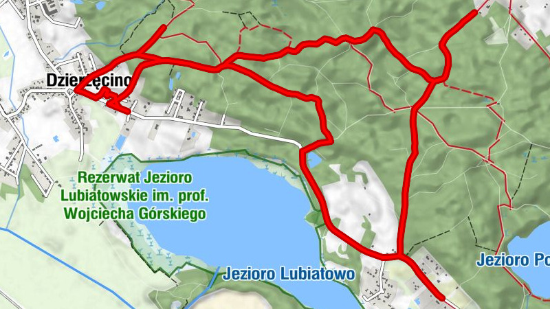 Dzierżęcino - Maszkowo - Lubiatowo