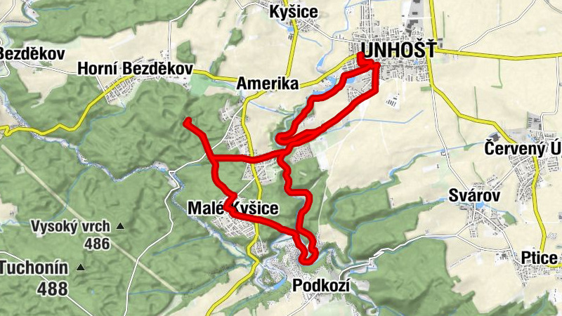 Unhošť - U Kozla - Hostinec - Penzion Lika - U Spalů