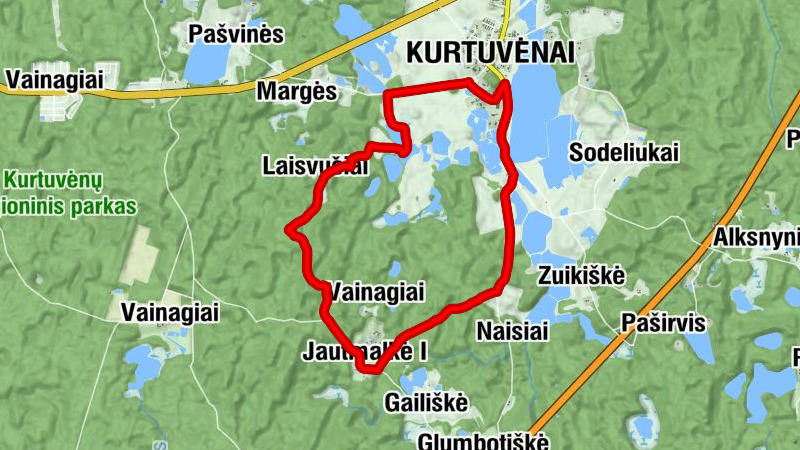 Naisiai - Kurtuvėnai - Laisvučiai - Jautmalkė I