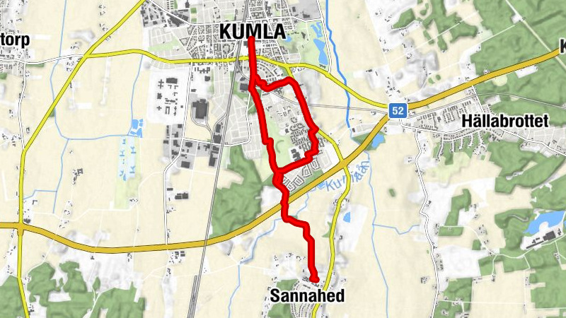 Kumla - Sannahed - Gränby