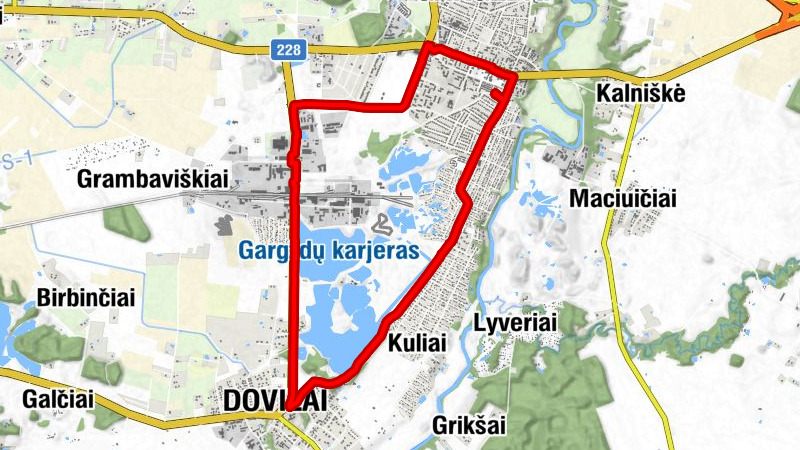 Gargždai - Kuliai - Dovilai