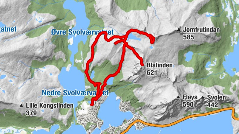 Vågan - Blåtinden - Tuva
