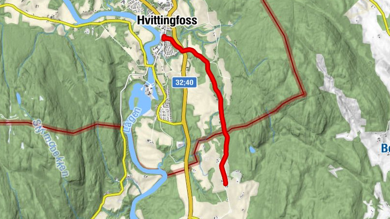 Nordby - Hvittingfoss