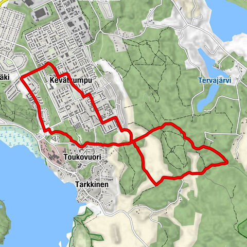 Porvoo - Toukovuori - Kevätkumpu