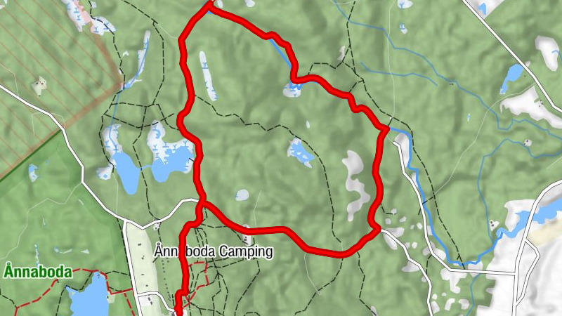 Ånnaboda - Lövåsen - Ånnaboda Storstenshöjden