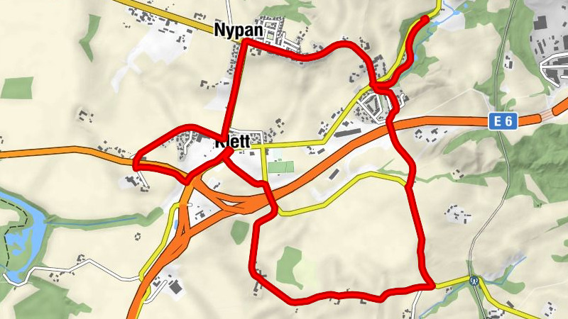 Heimdal - Nypan - Leinstrand - Klett