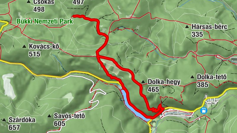 Miskolc - Lilla-barlang - Jókai-zsomboly - Mésztufa vízesés
