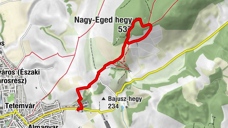 Eger - Nagy-Eged hegy - Dobó István kilátó