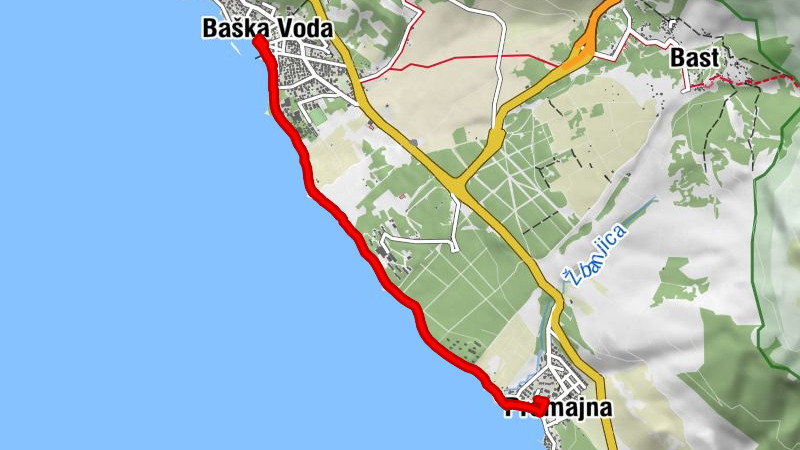 Promajna - Azimut- Promajna - Plaža - Sv. Nikola