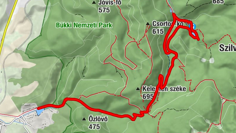 Szomjas Csuka vendéglő - Lóczy-forrás - Szalajka-forrásbarlang - Fátyol-vízesés