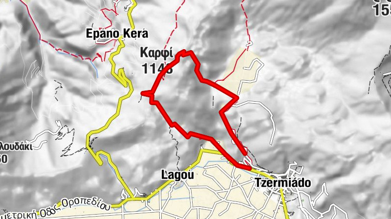 Wandern über Lasithi Plateau (Kreta)