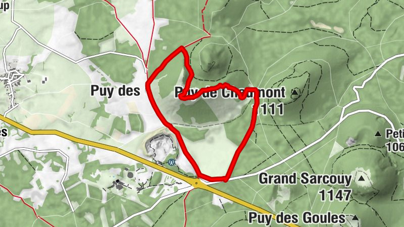 Les puys Chopine et des Gouttes