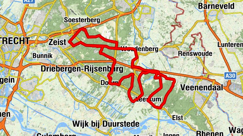 Rondje Zeist - Amerongen