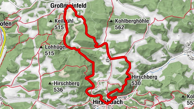 Durchs Reichental nach Großmeinfeld