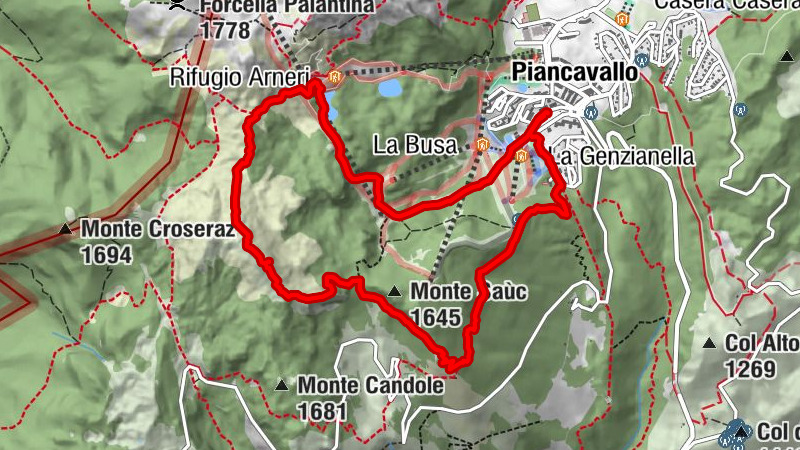 Anello basso . Piancavallo