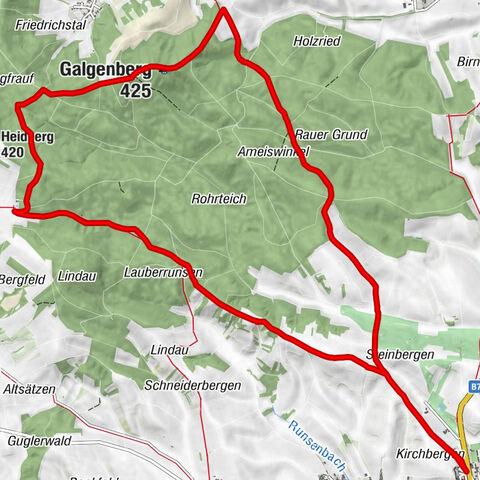 Eine „Pfefferl“-Runde über den Galgenberg ab/bis Poysdorf