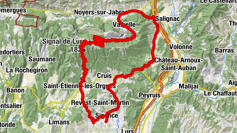 Sigonce-Valbelle-Signal de Lure, Provence-Alpes