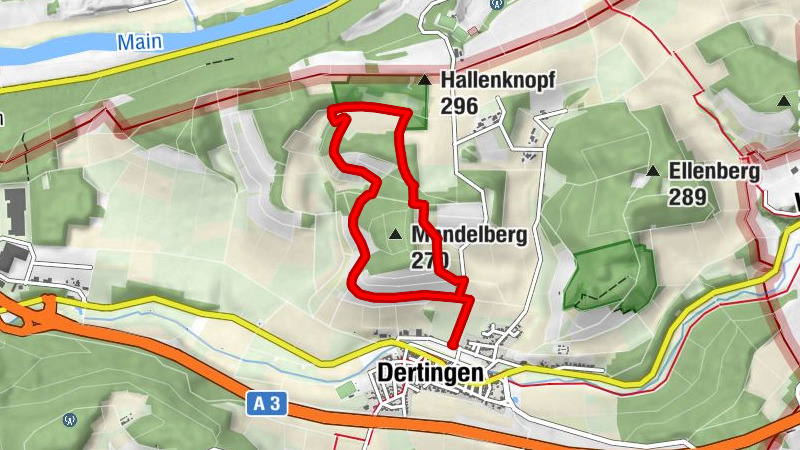 Wanderweg Dertingen D2