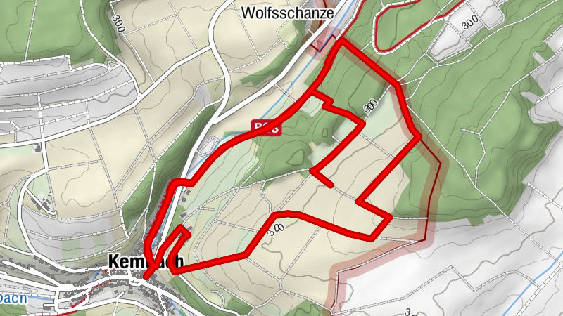 Wanderung K2 um Kembach