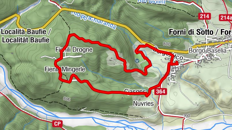 Wichteldorf - grüner Pfad