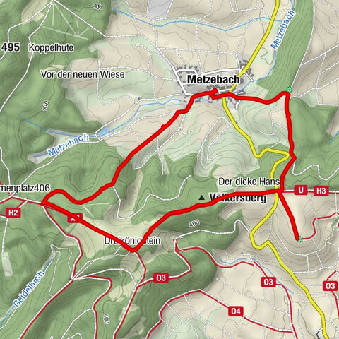 Ars-Natura Schmetterlingsweg - rechter Flügel (Rundweg 1)