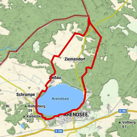 Arendsee und Wirler Spitze - Wandern am Grünes Band