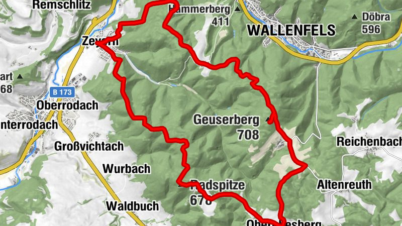 Marktrodach, Oberfranken/Deutschland