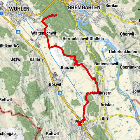 Kloster Muri und der Erdmannlistein