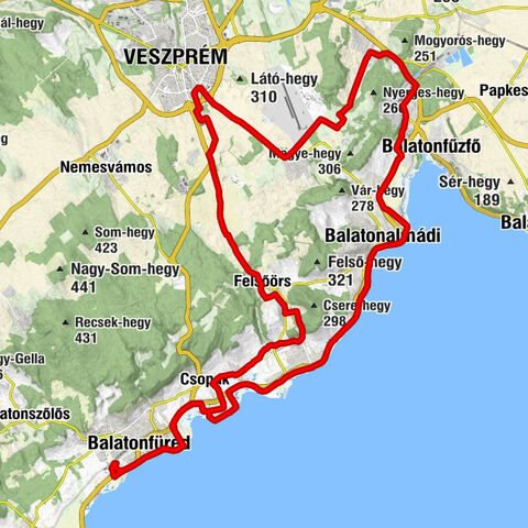 Balatonfüred, Őszi Balatoni Bringatúra