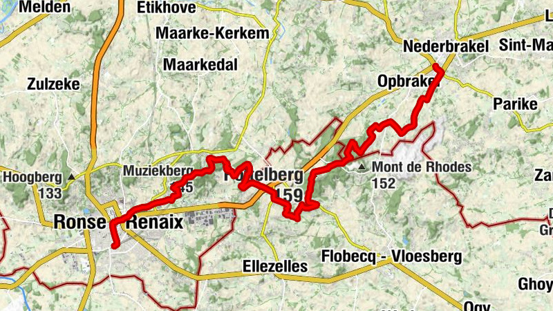 GR122 Etappe 7 Brakel-->Ronse