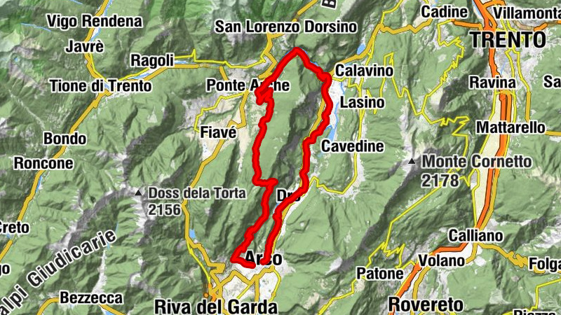 Lago di Garda - San Giovanni al Monte - Lundo - Sarche