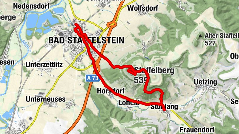 Staffelbergüberschreitung